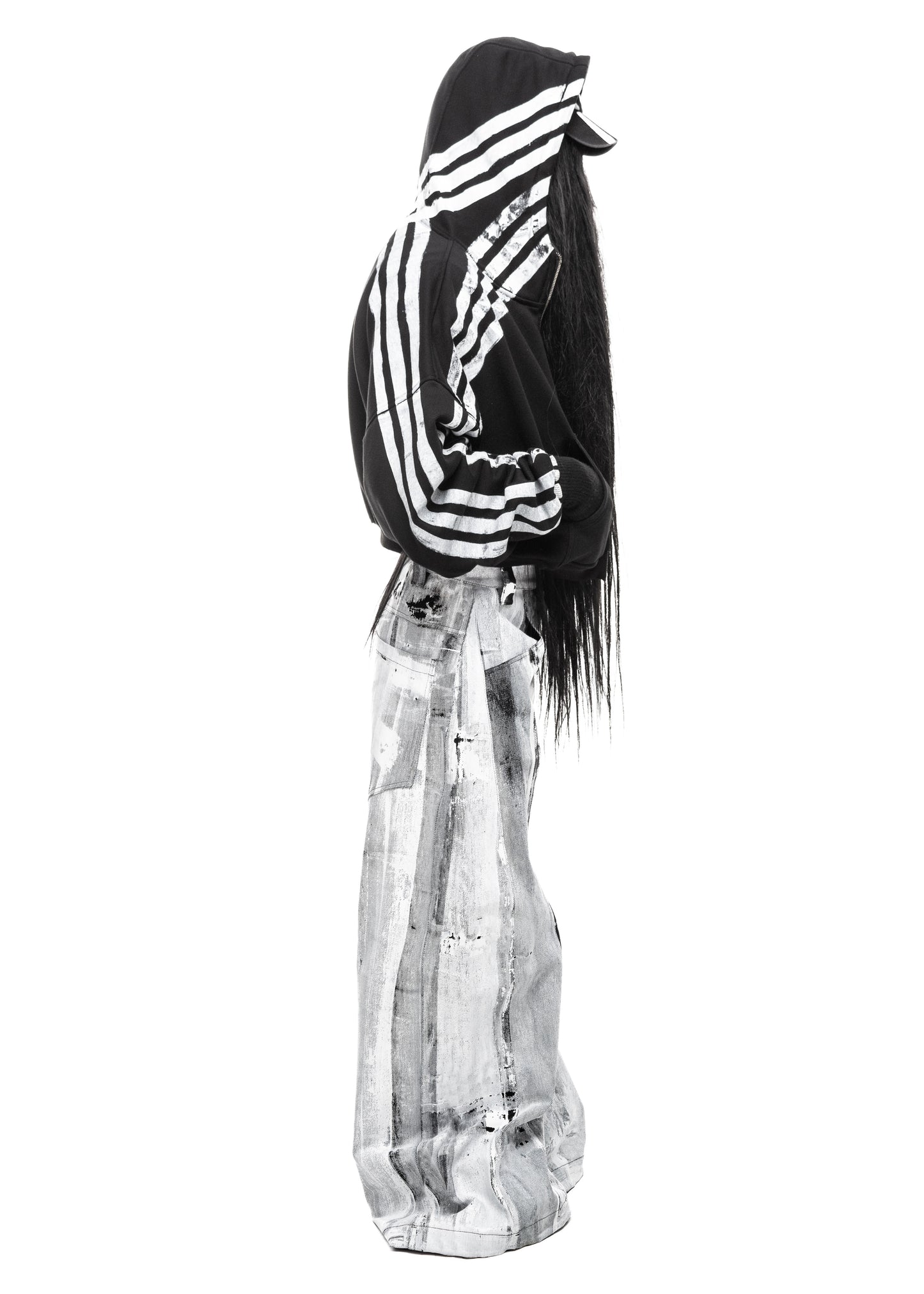 WAXED WHITE JEANS