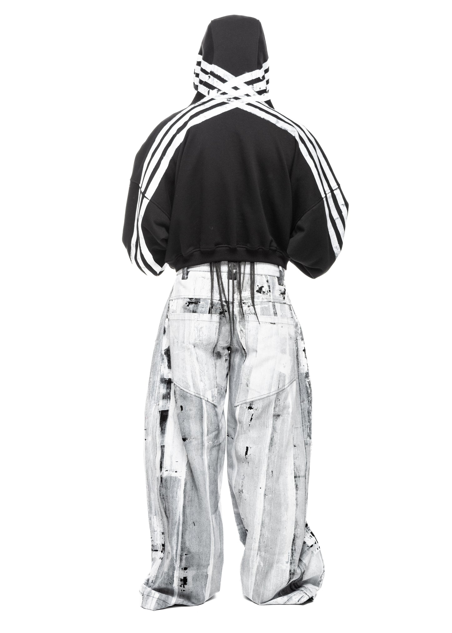 WAXED WHITE JEANS