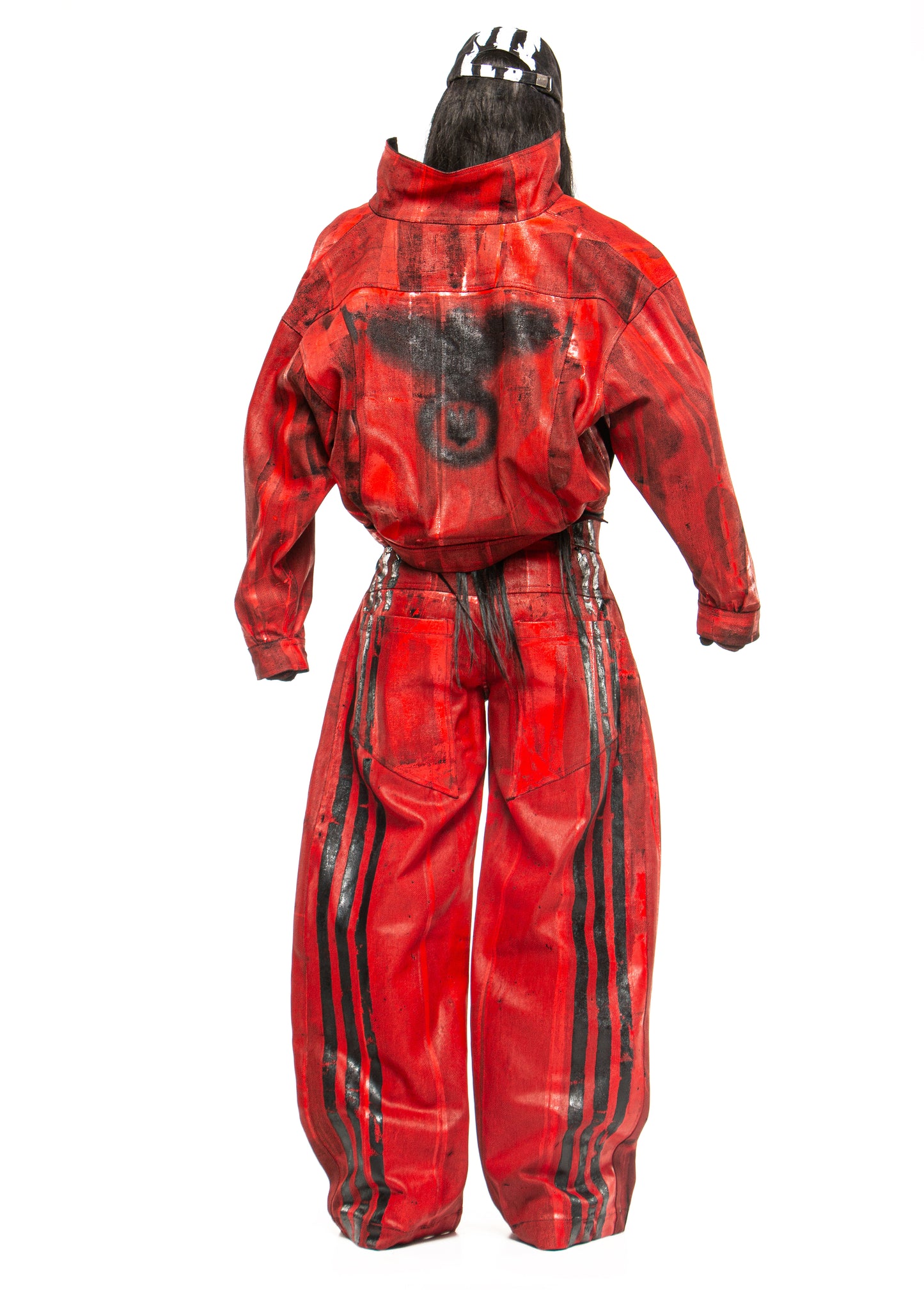 STAIN WAXED RED JACKET