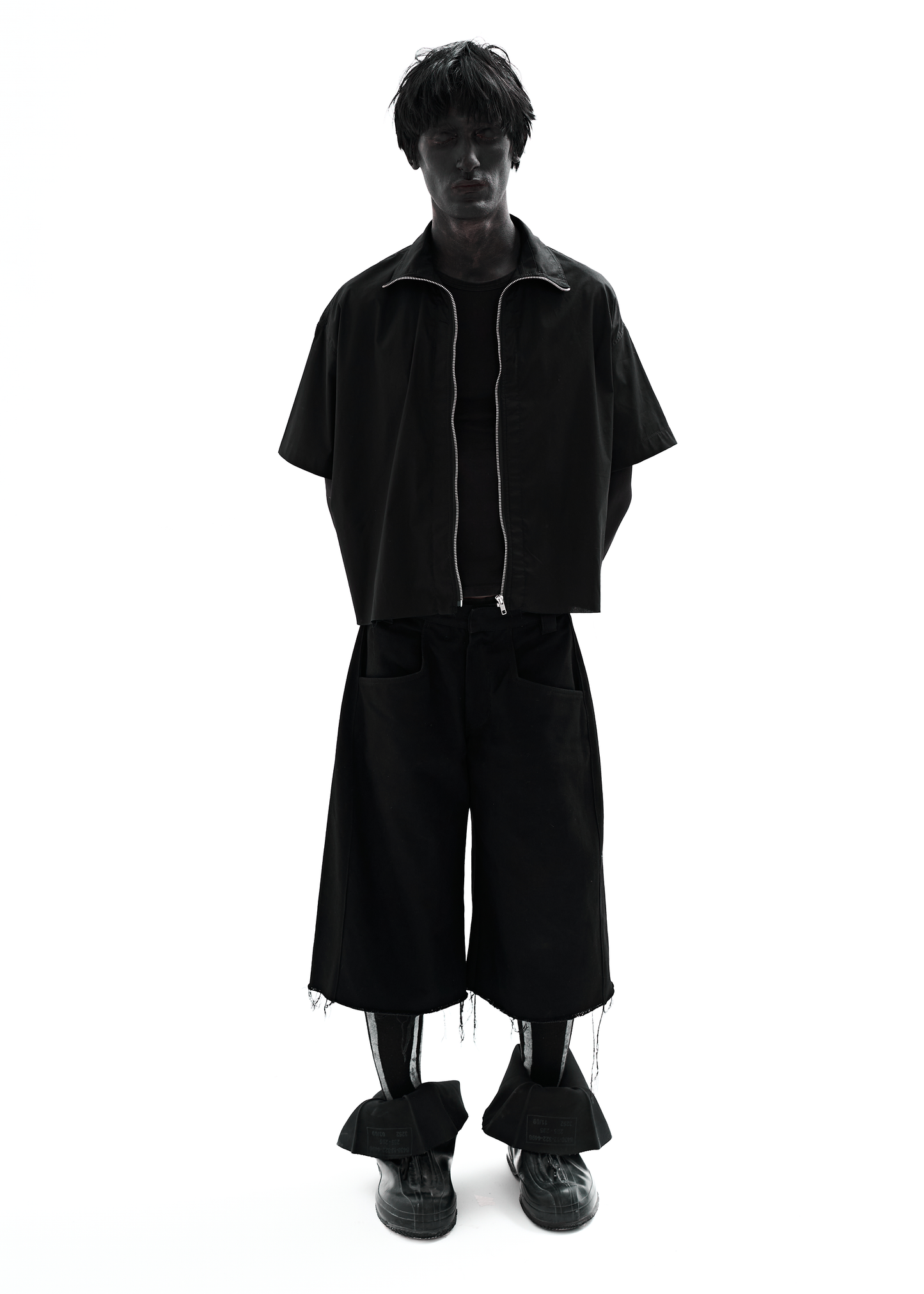 PUSHA BLACK ZIP SHIRT