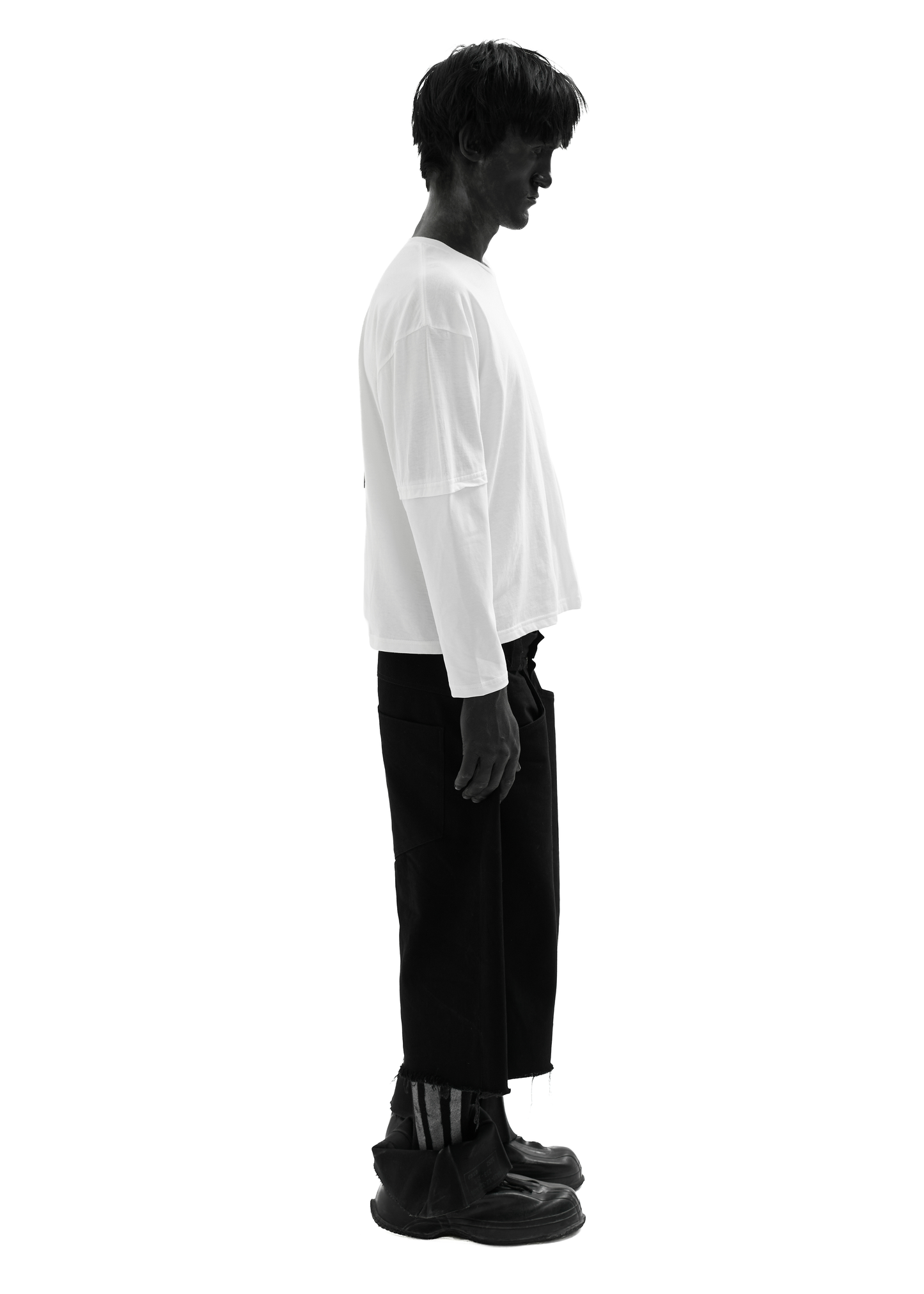 PUSHA WHITE LONG-SLEEVED T-SHIRT