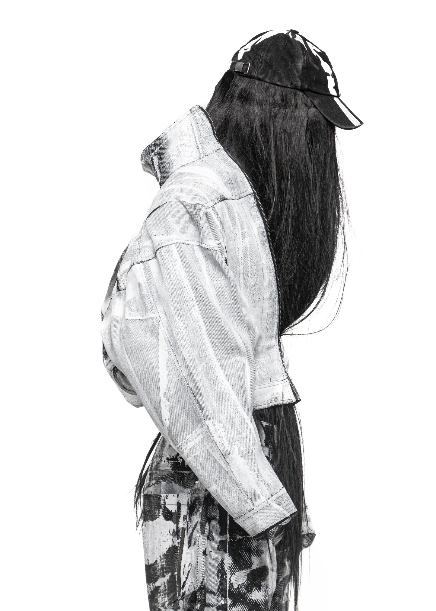 STAIN WAXED WHITE JACKET