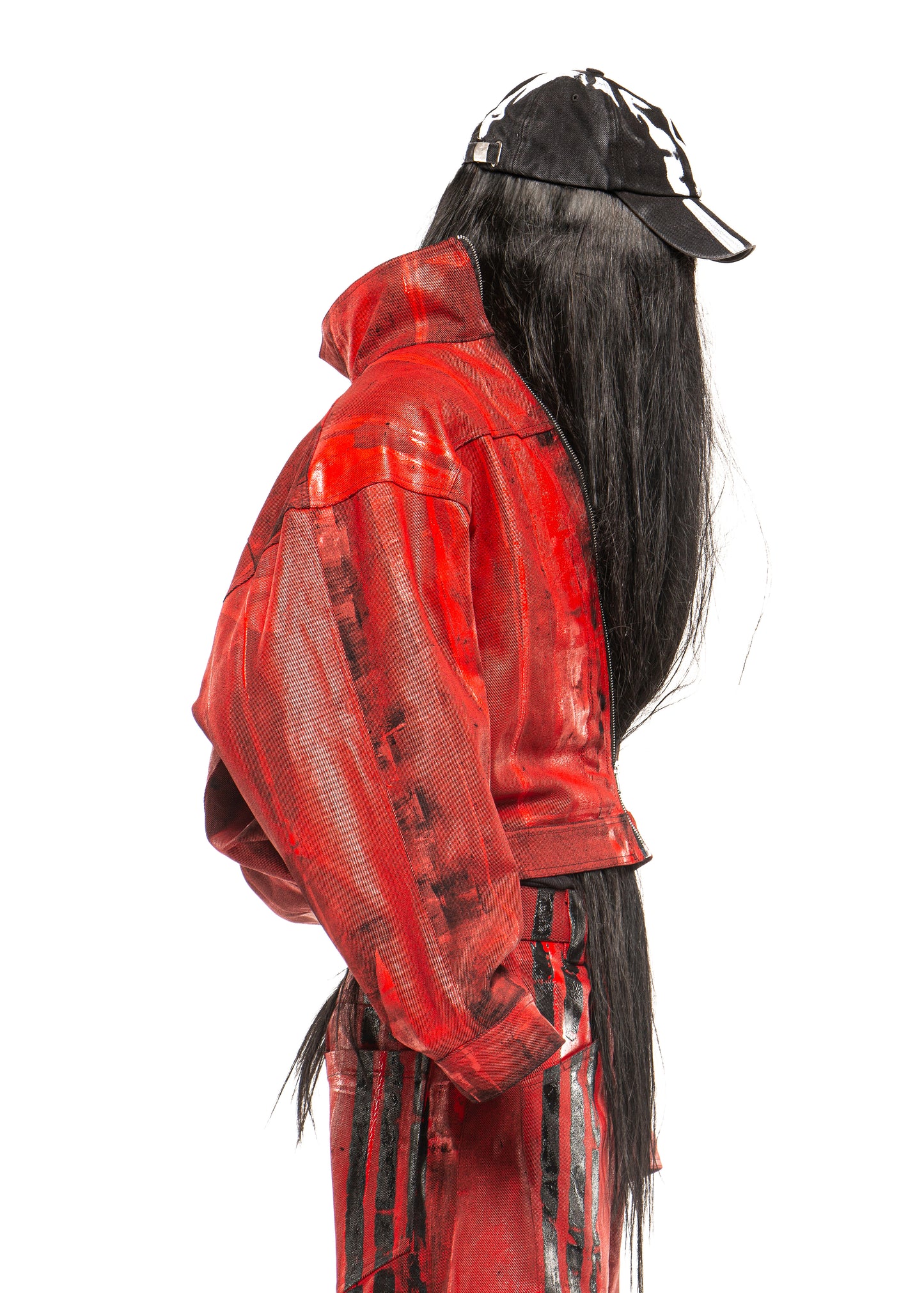 STAIN WAXED RED JACKET