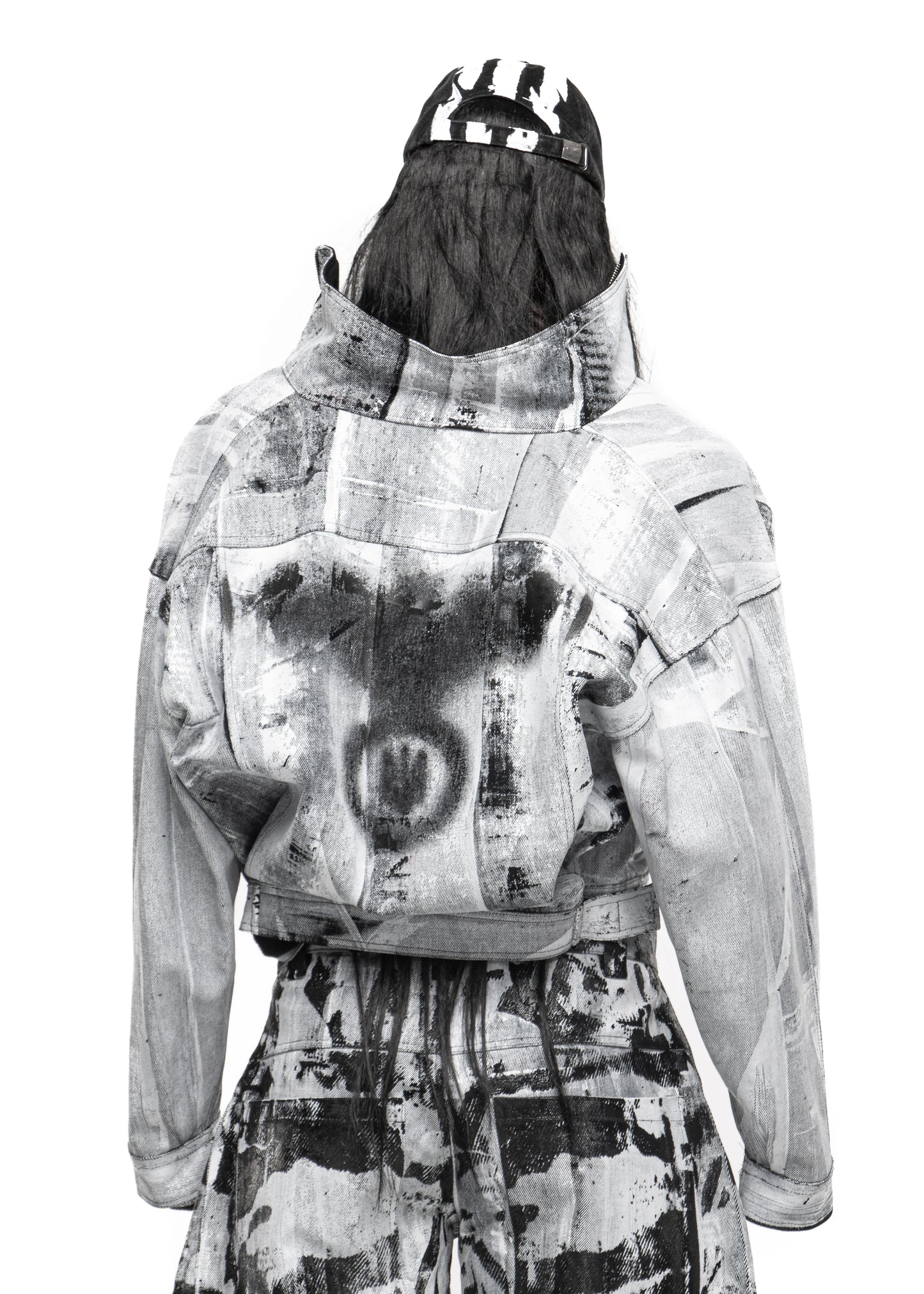 STAIN WAXED WHITE JACKET