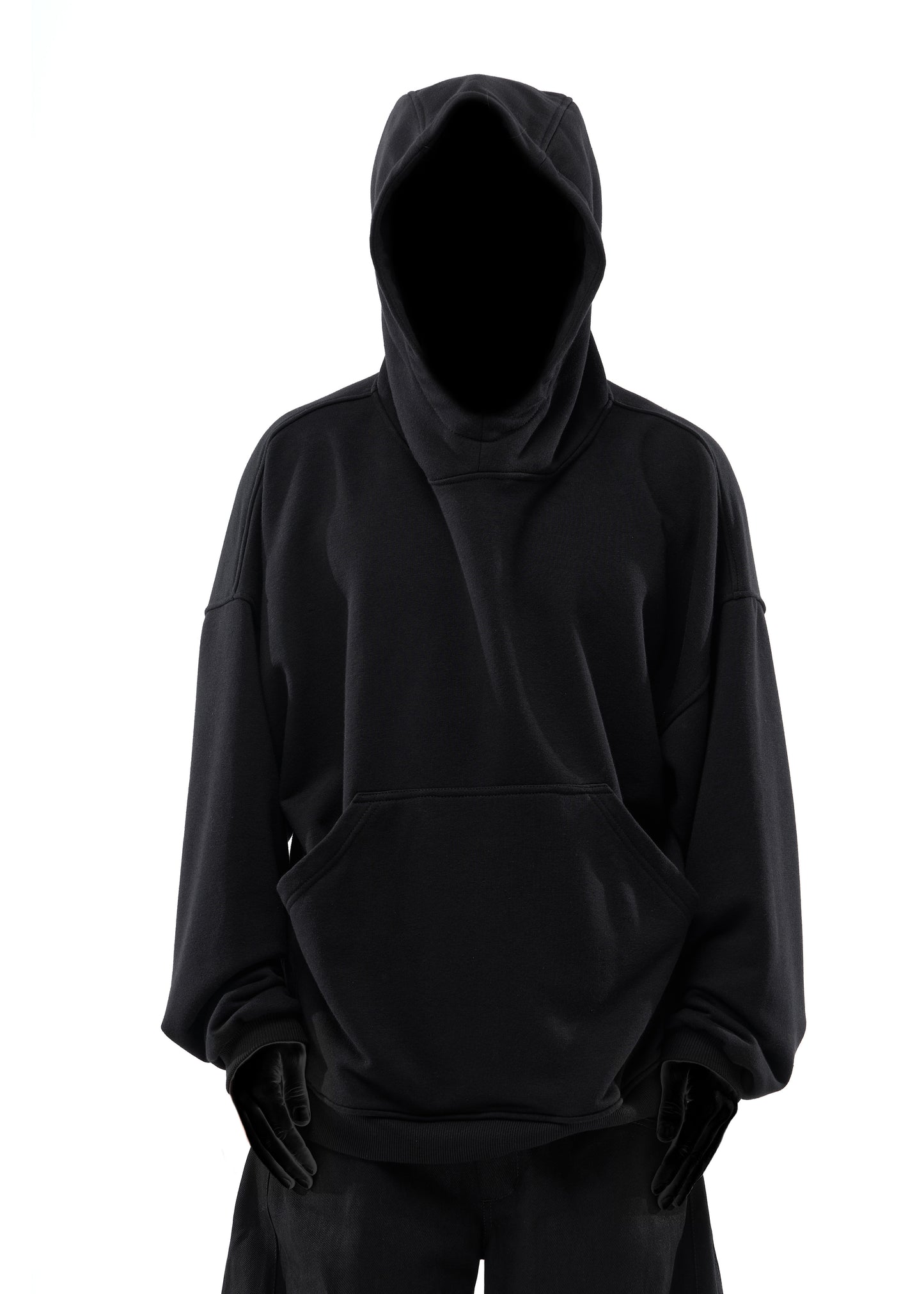 BLACK OVER HOODIE