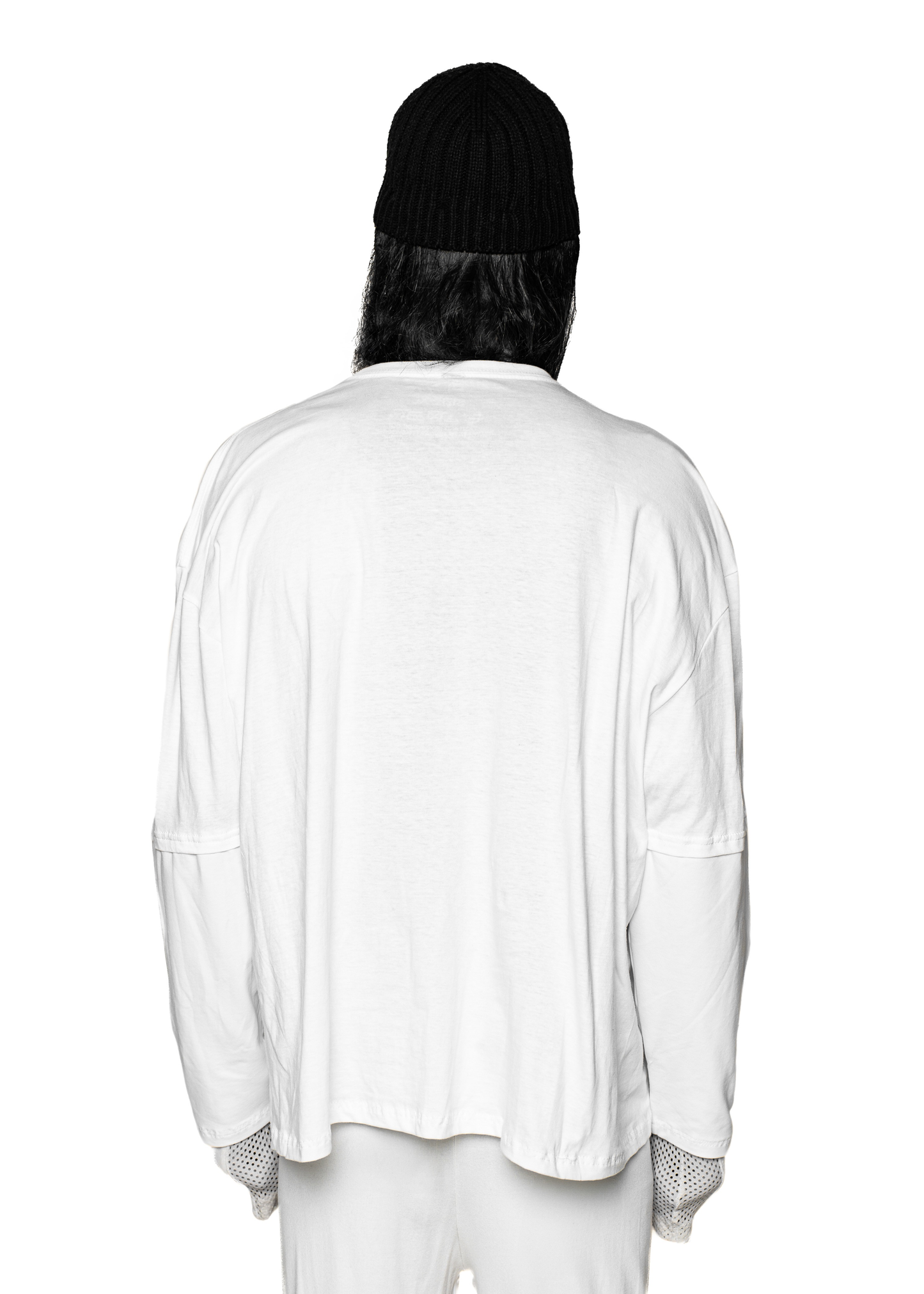 MARKET WHITE LONG-SLEEVED T-SHIRT