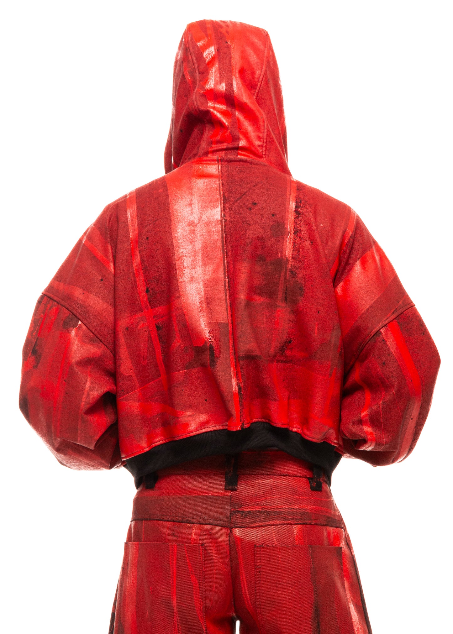 RED ZIP HOODIE