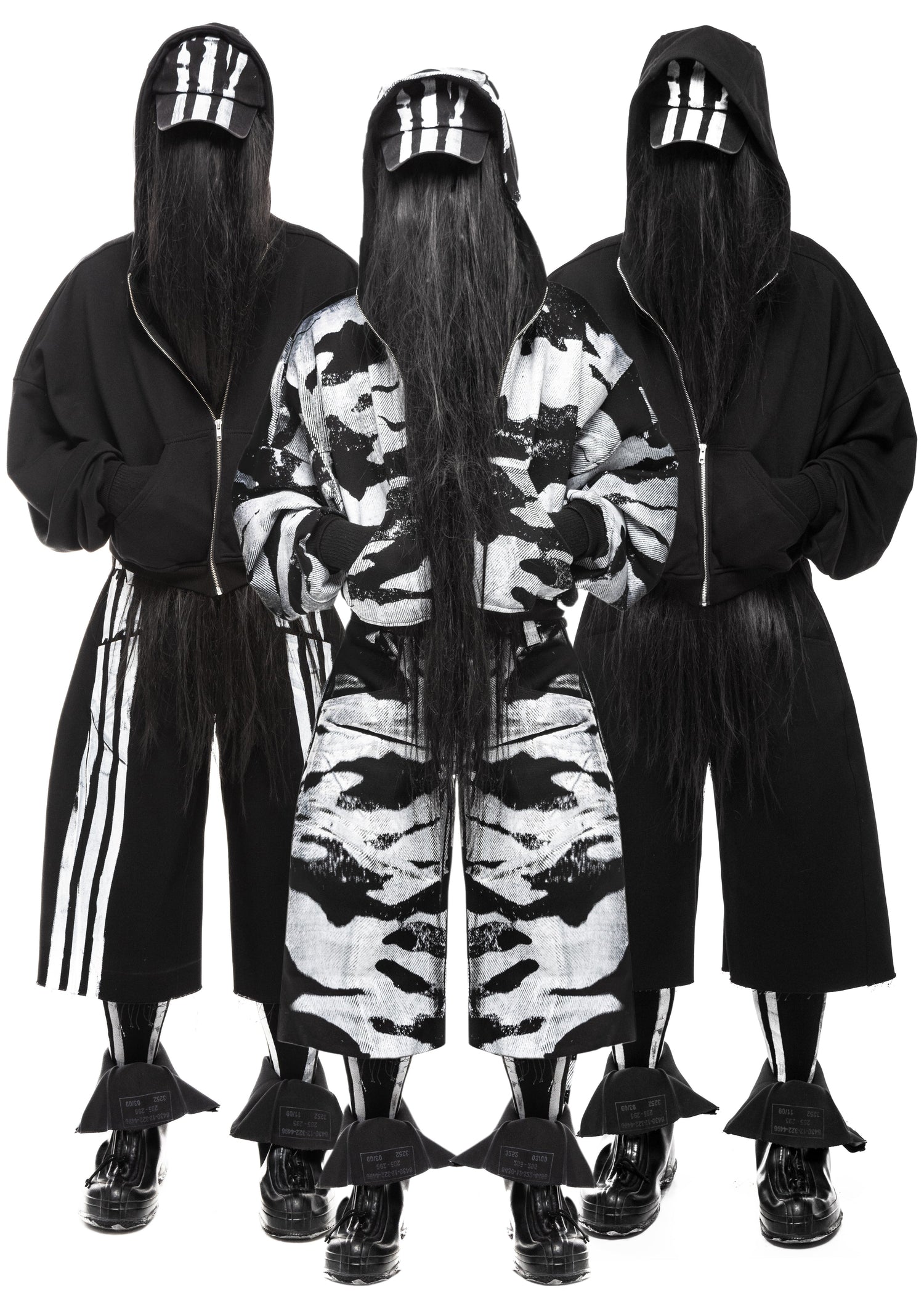 BLACK SHORTS + ZIP HOODIES