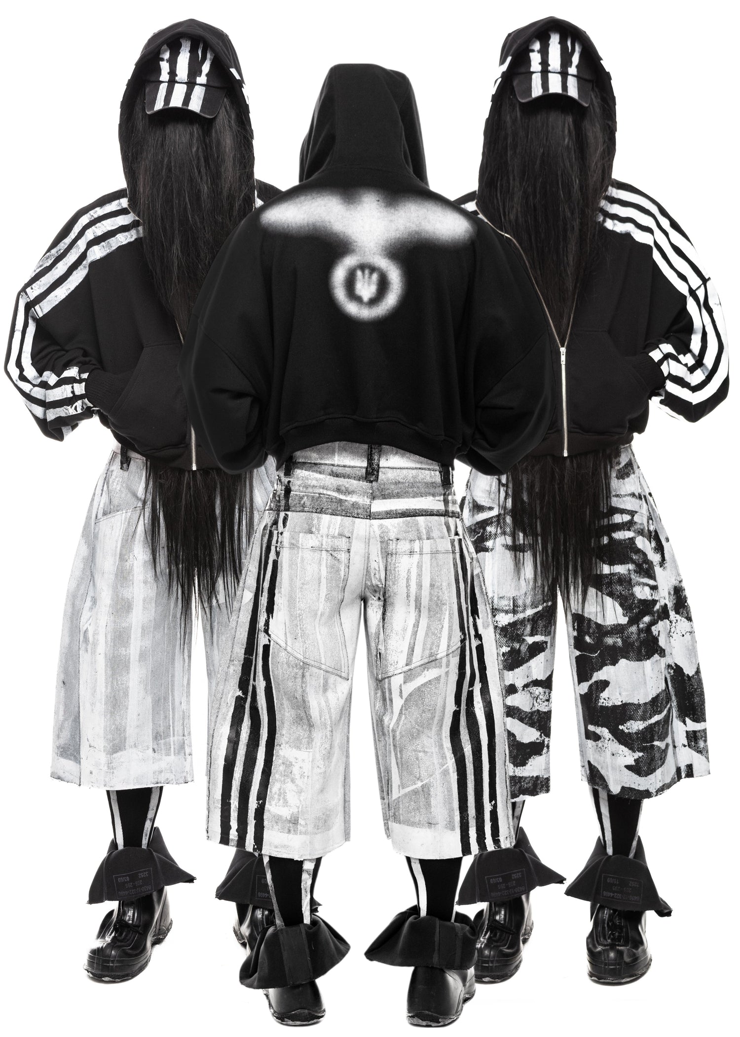 WHITE SHORTS + ZIP HOODIES