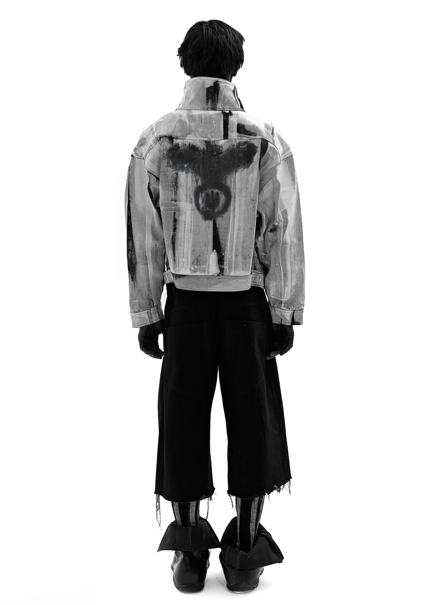 STAIN WAXED WHITE JACKET