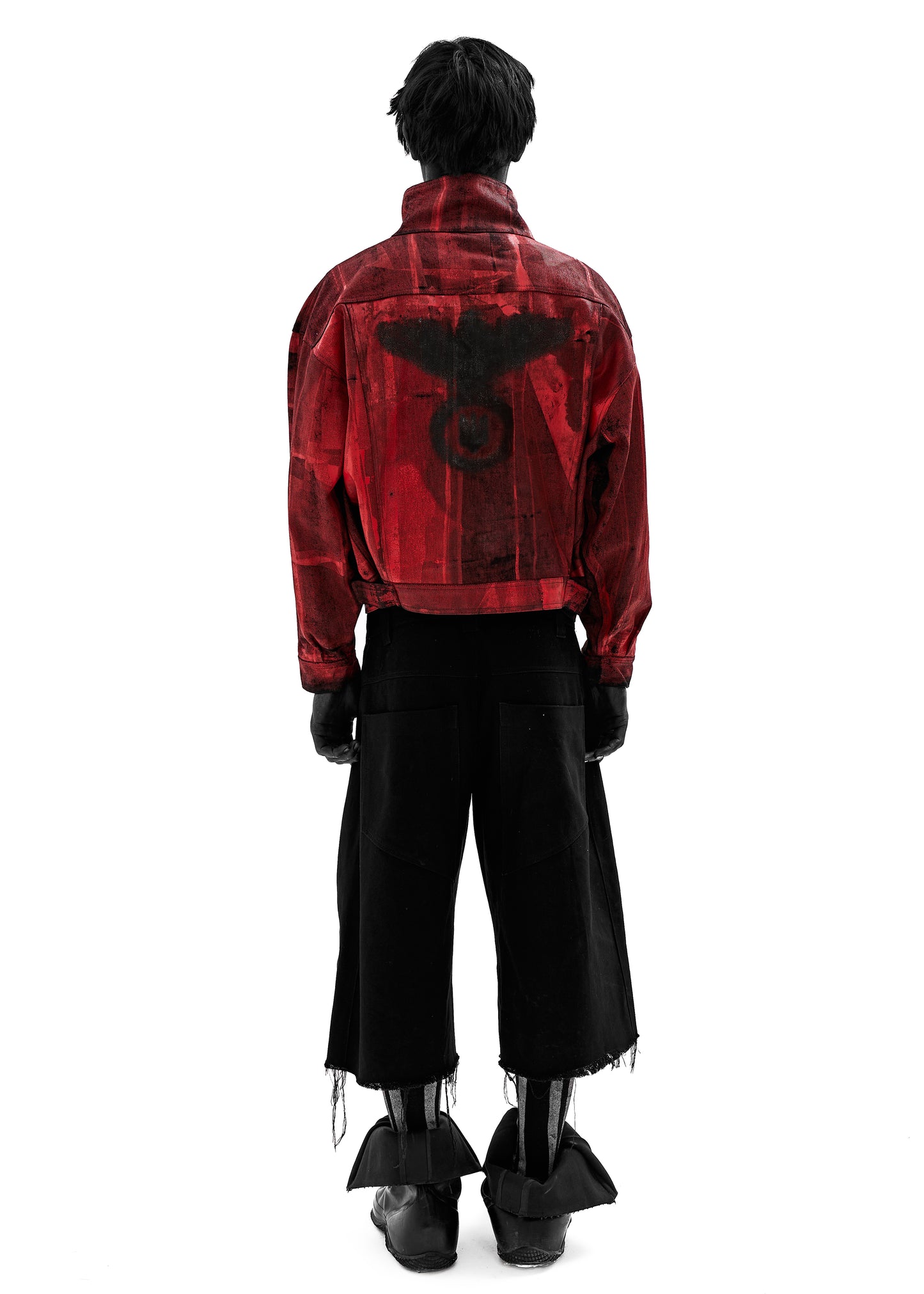 STAIN WAXED RED JACKET