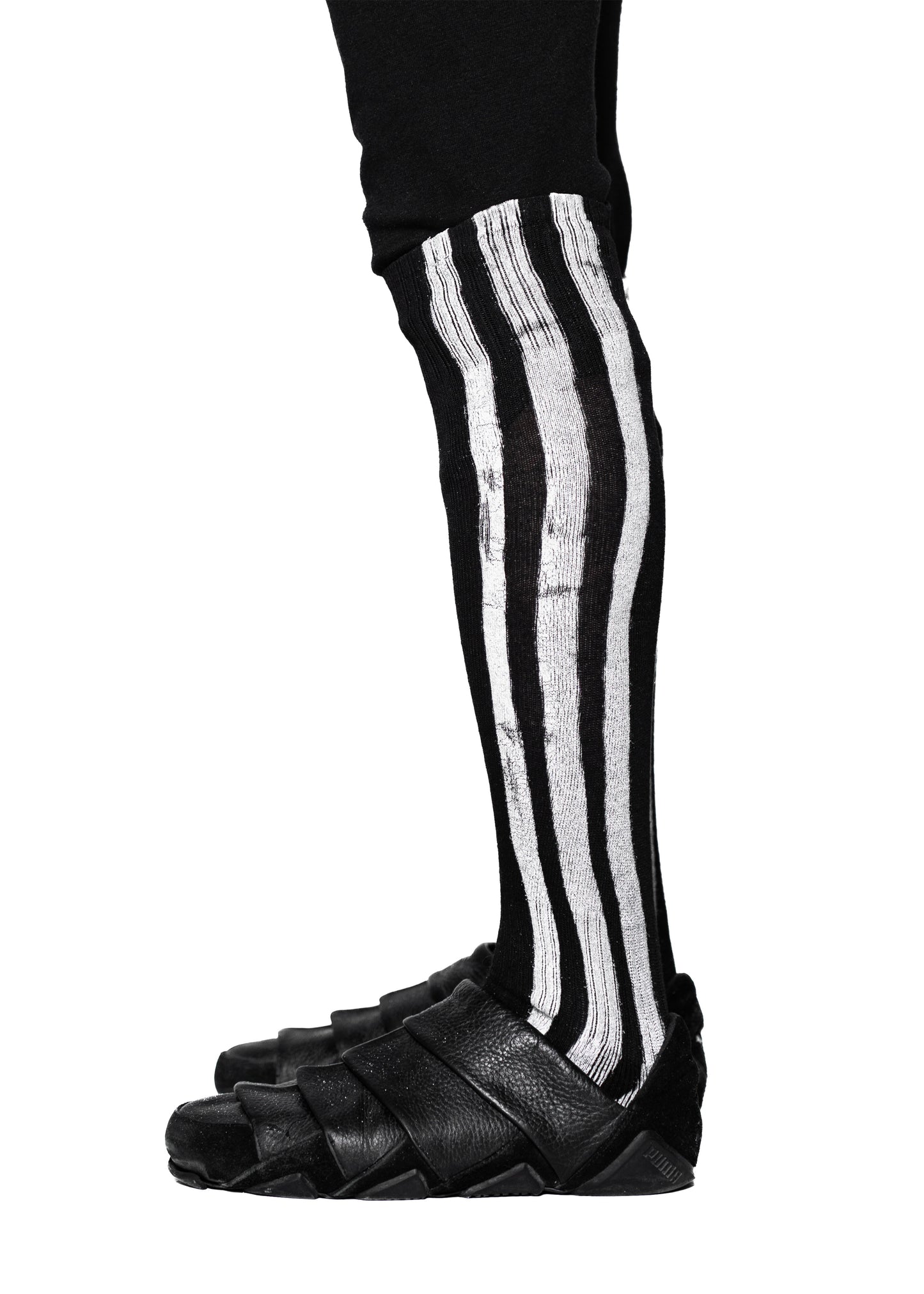 STRIPES BLACK SOCKS