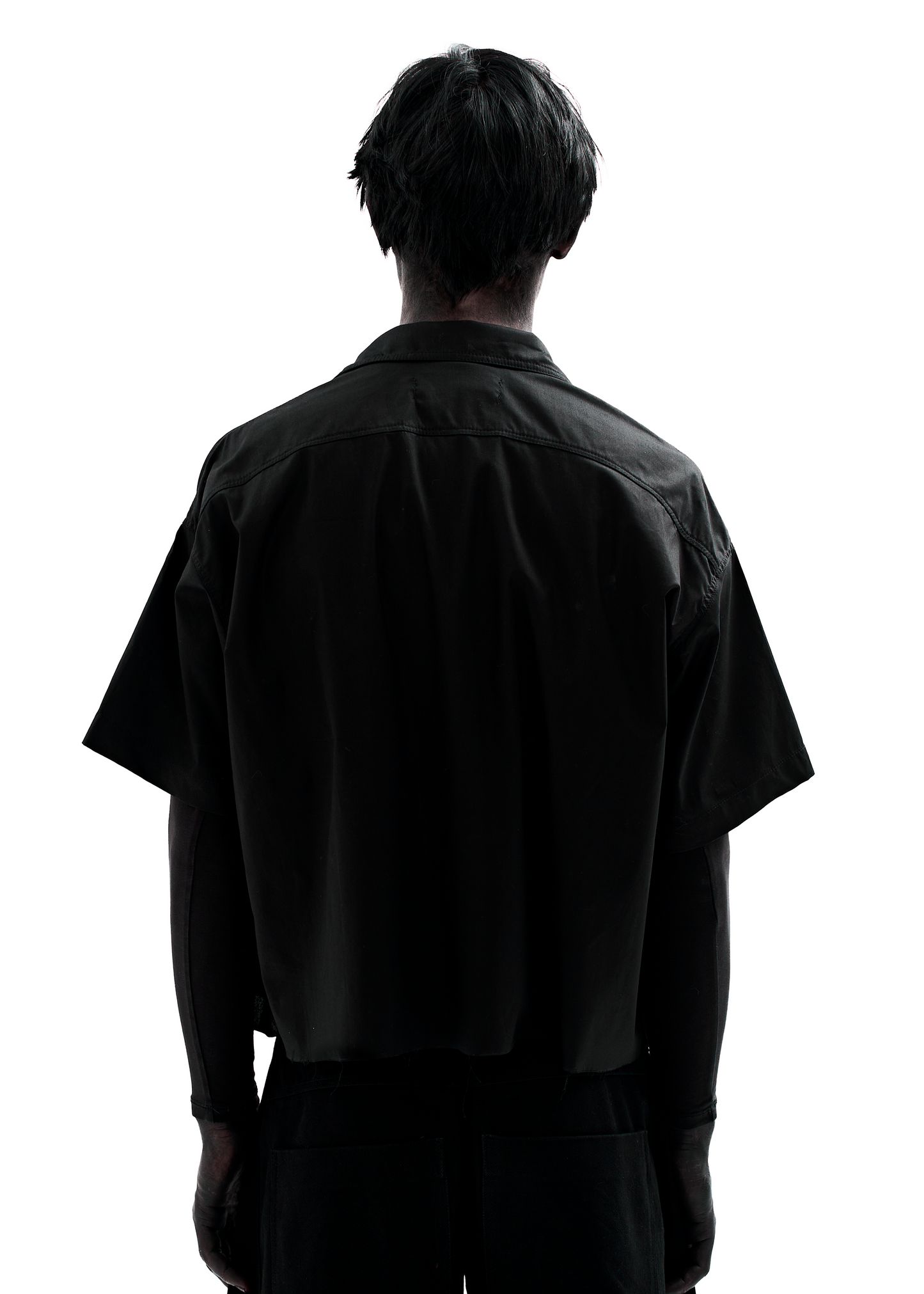 BLACK ZIP SHIRT