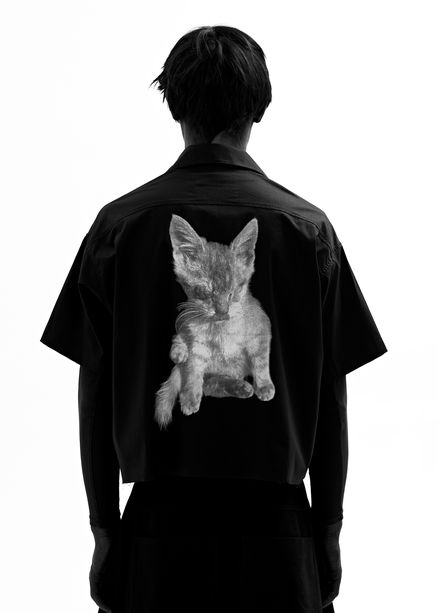 PUSHA BLACK ZIP SHIRT