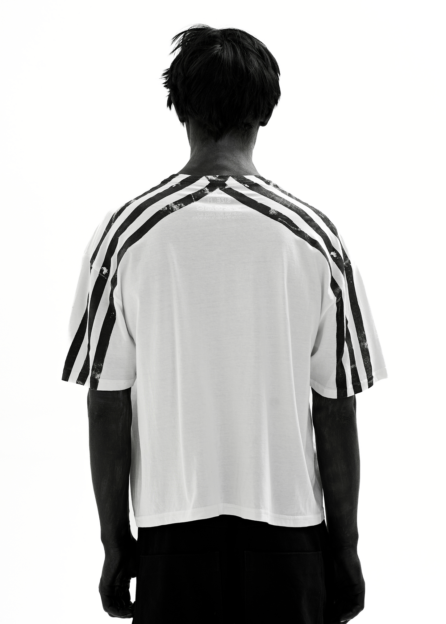 DOUBLE STRIPES WHITE T-SHIRT
