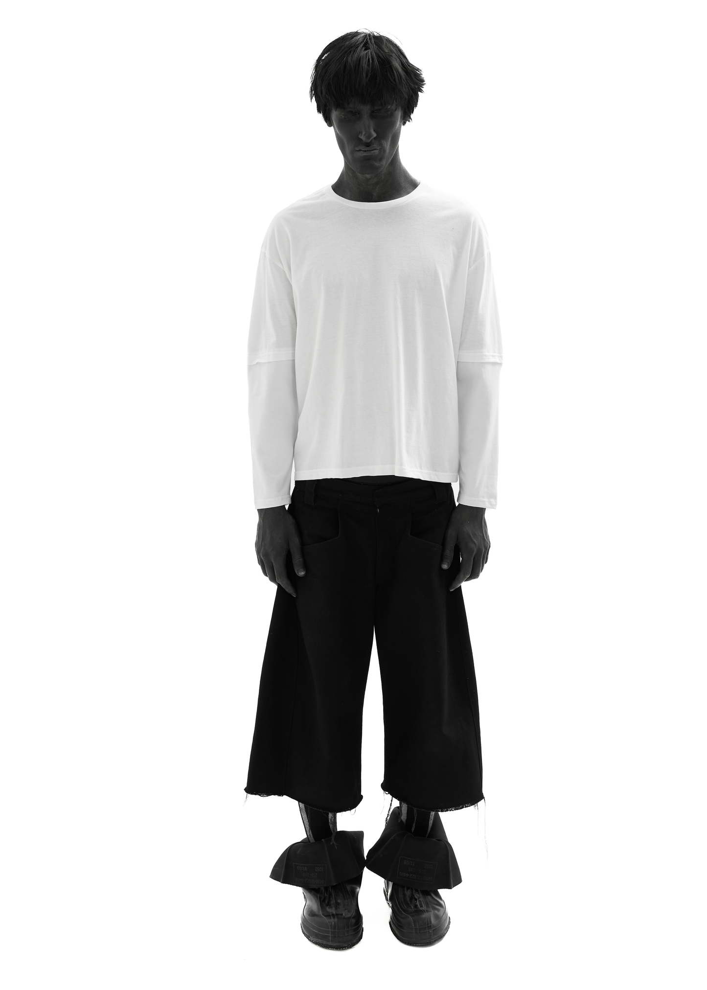 PUSHA WHITE LONG-SLEEVED T-SHIRT