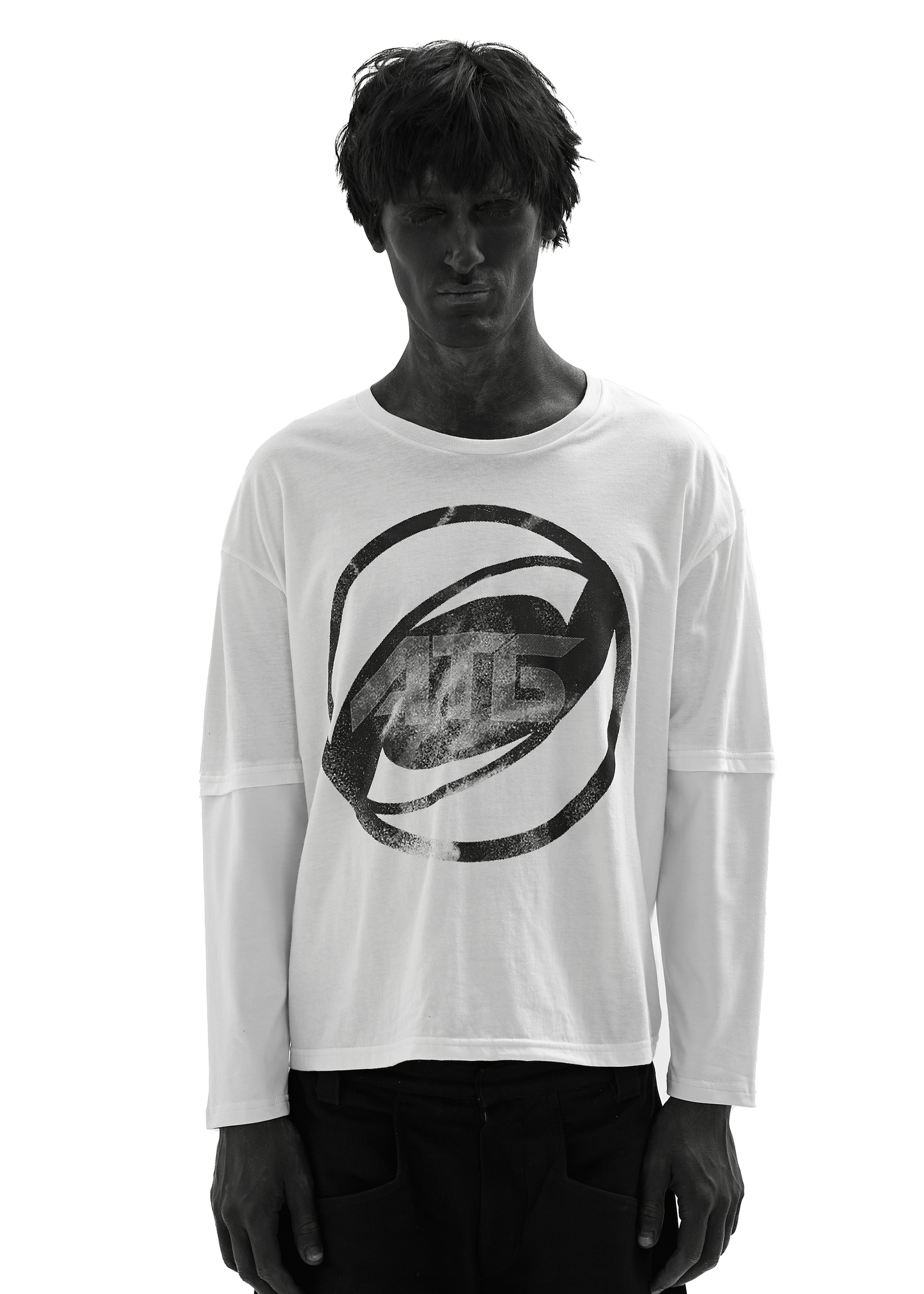 MARKET WHITE LONG-SLEEVED T-SHIRT
