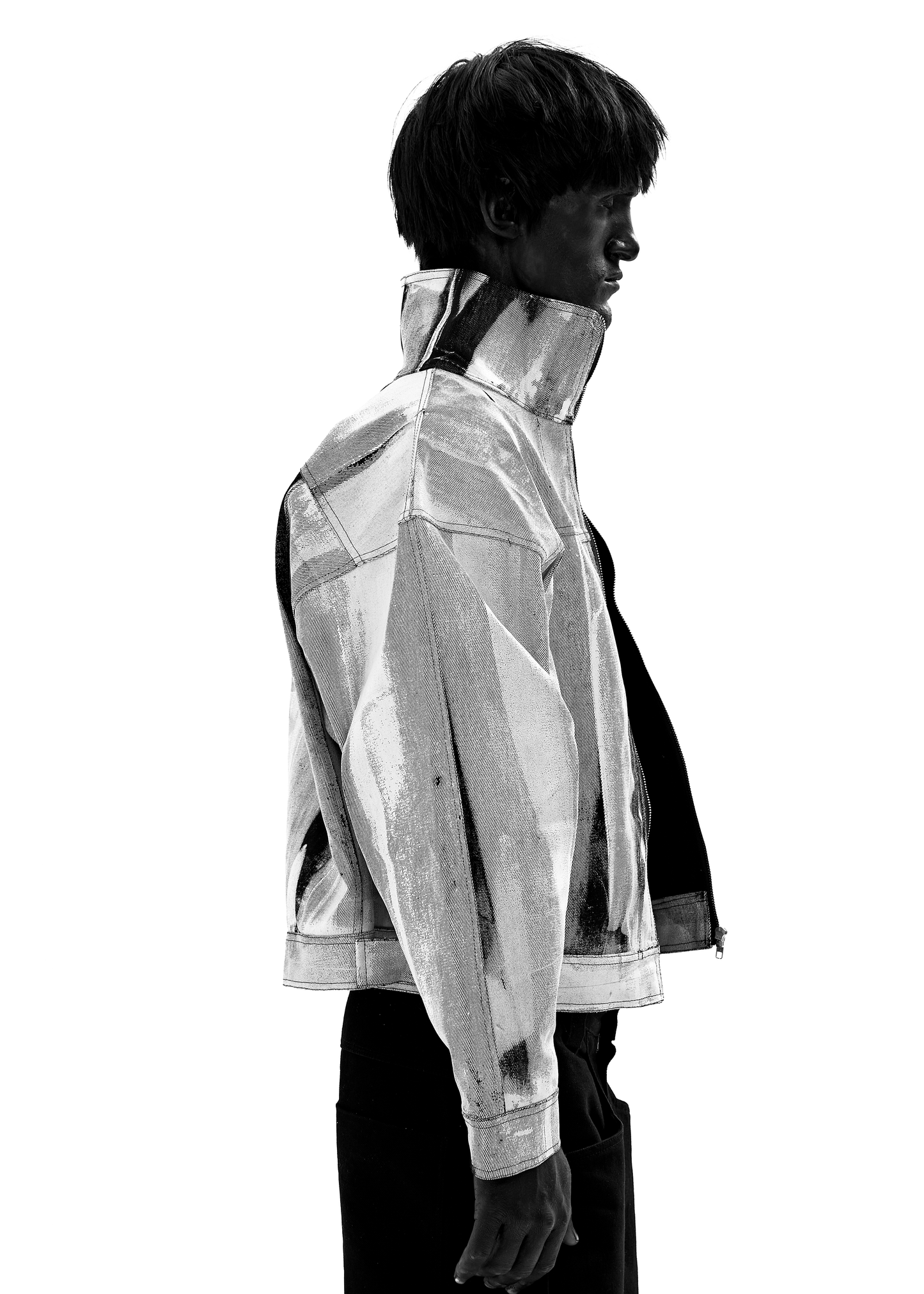 WAXED WHITE JACKET