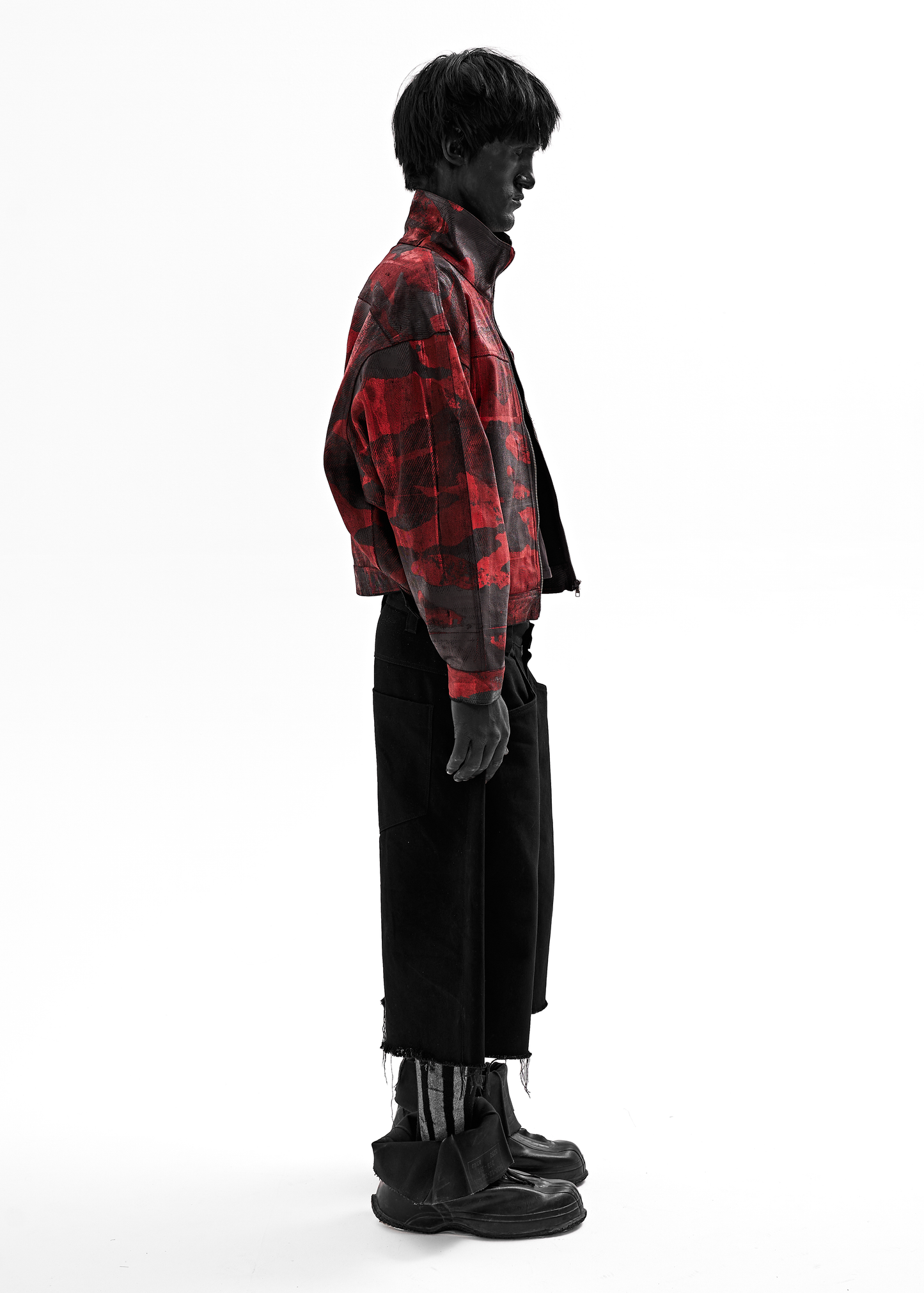 CAMO WAXED RED JACKET