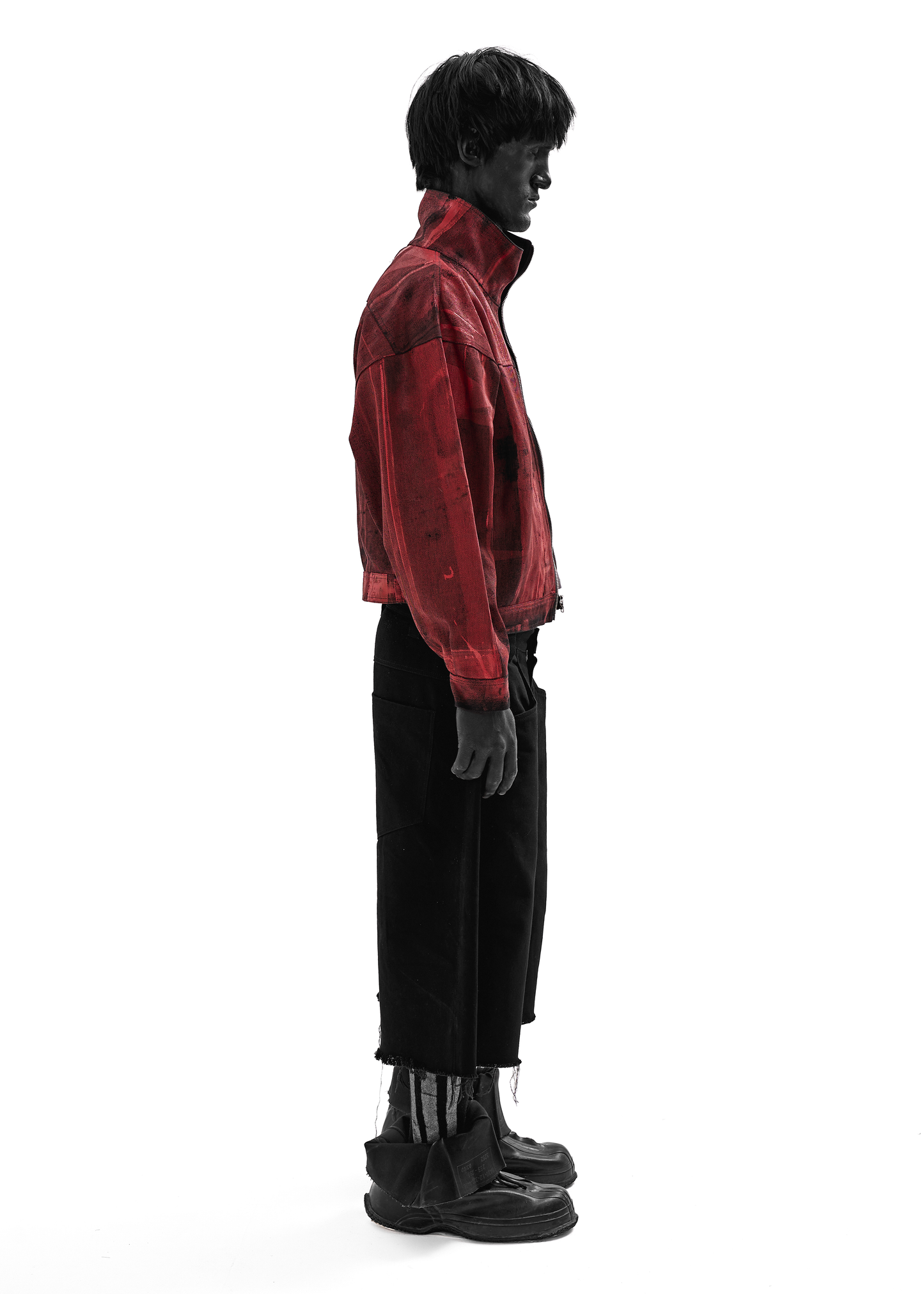 STAIN WAXED RED JACKET