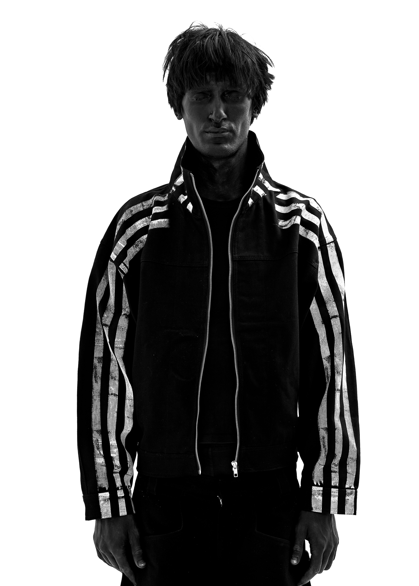 STRIPES BLACK JACKET