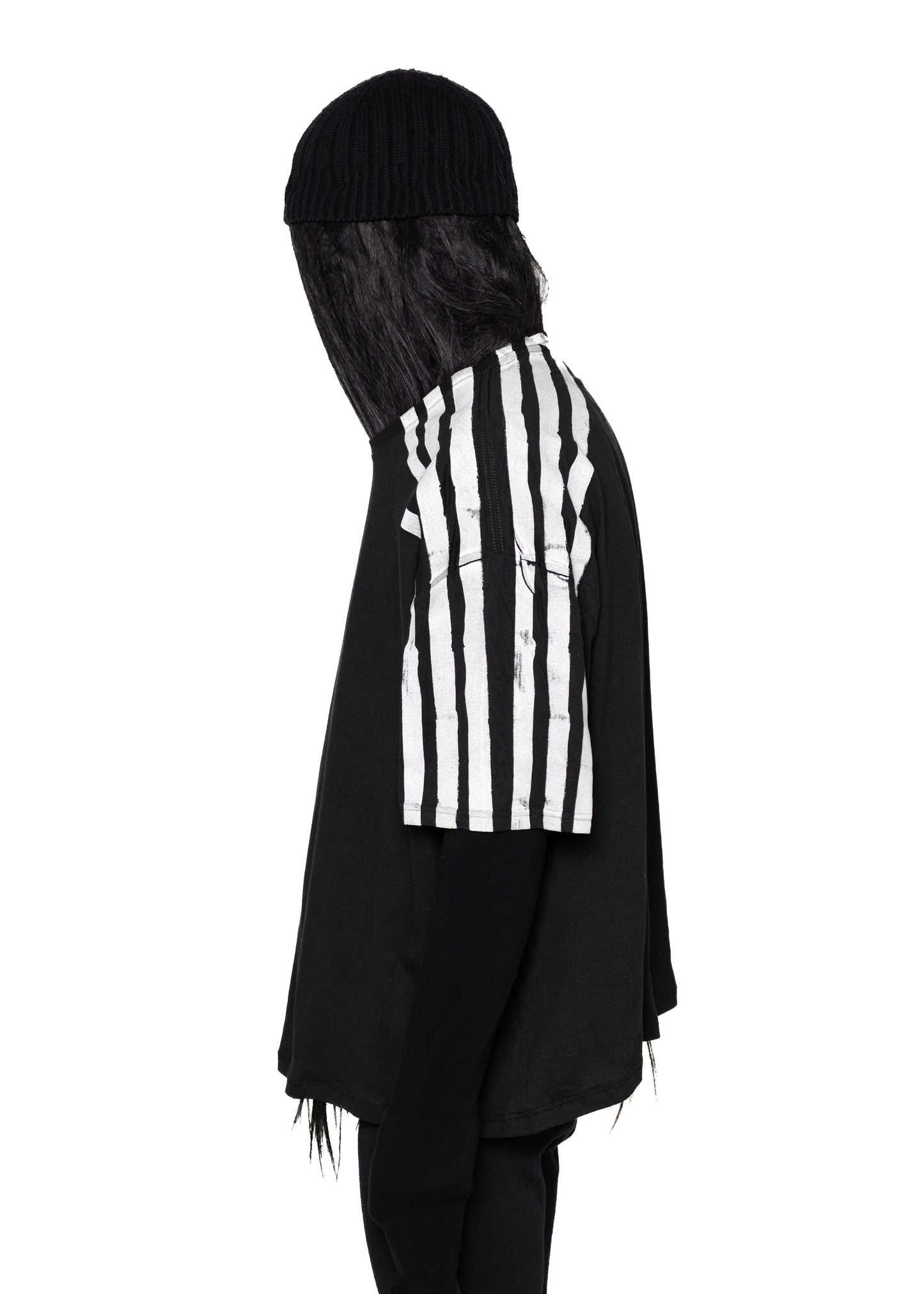 DOUBLE STRIPES BLACK T-SHIRT