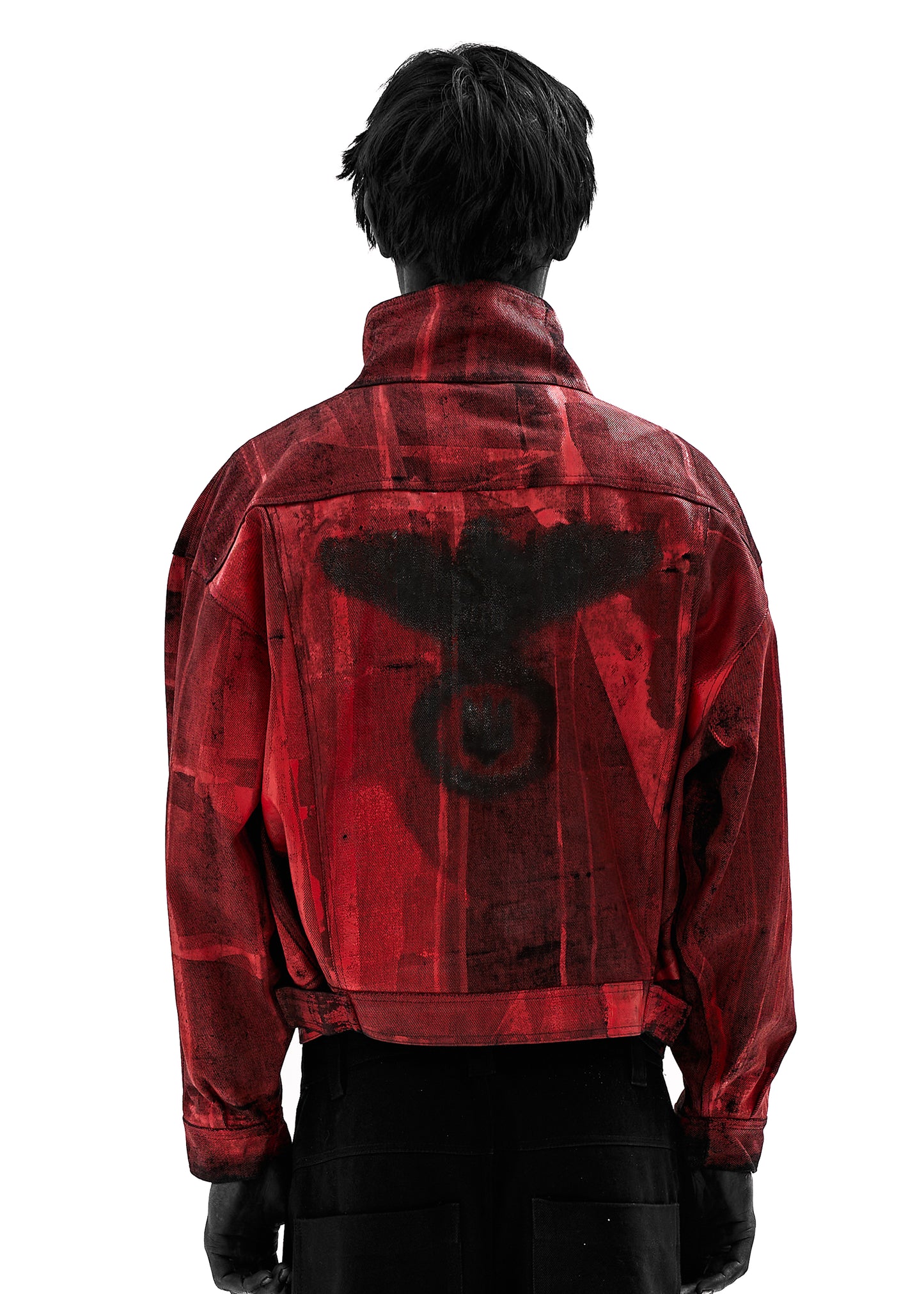 STAIN WAXED RED JACKET