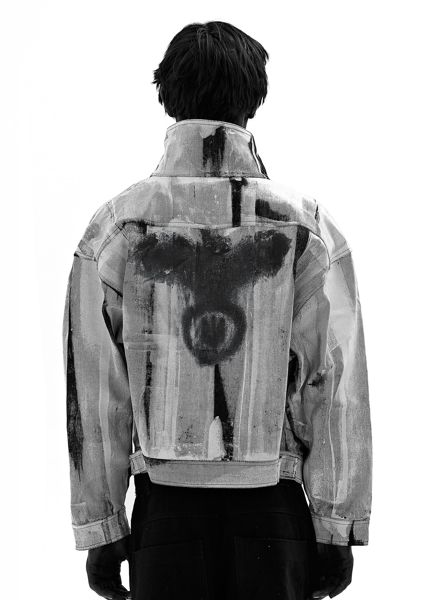 STAIN WAXED WHITE JACKET