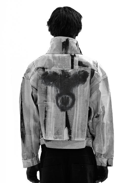 STAIN WAXED WHITE JACKET