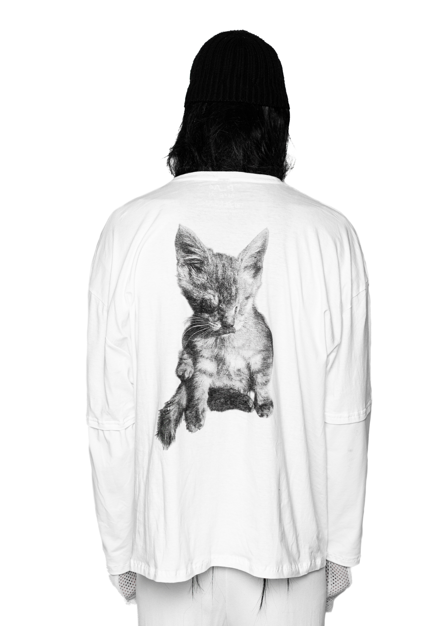 PUSHA WHITE LONG-SLEEVED T-SHIRT