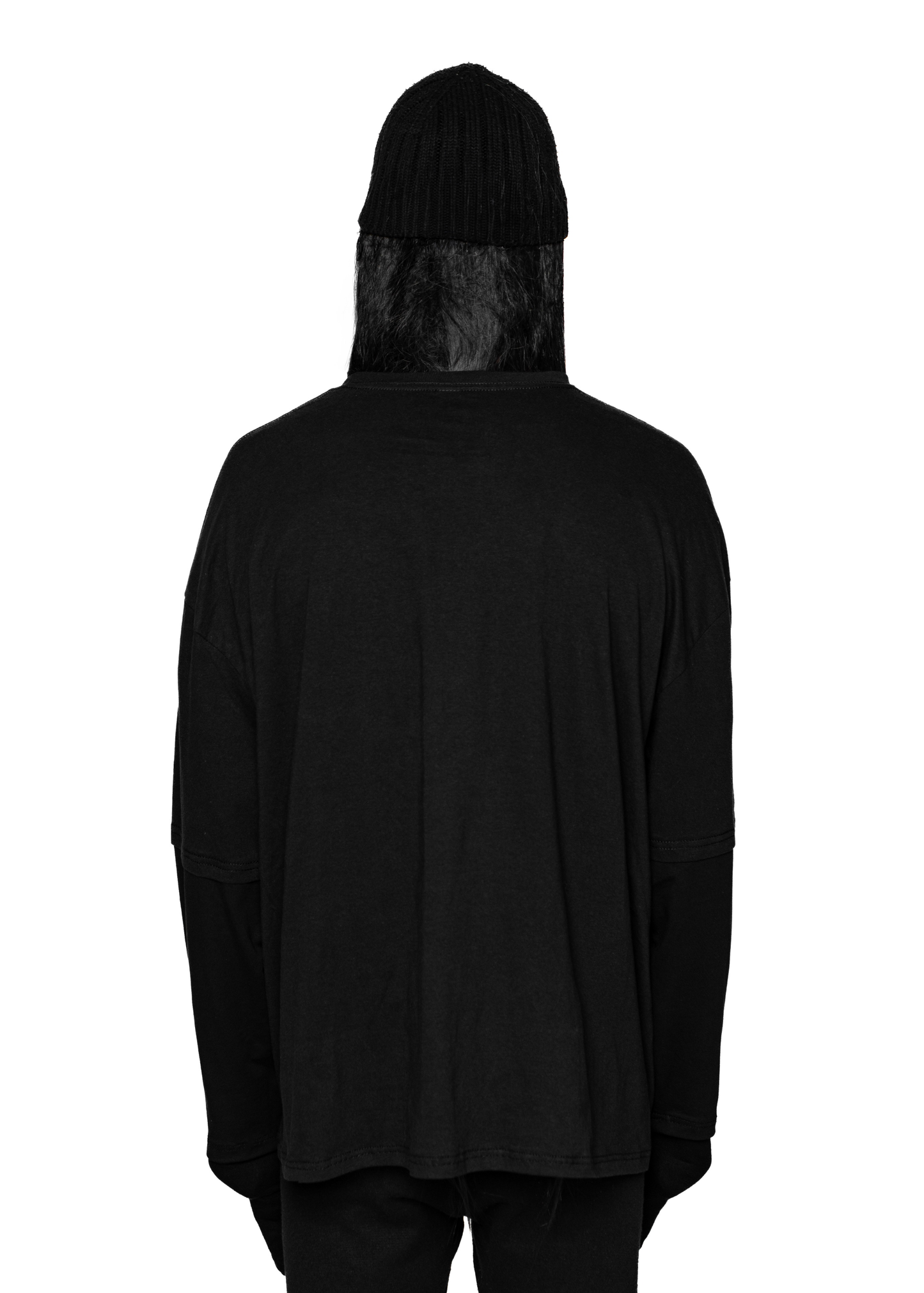 MARKET BLACK LONG-SLEEVED T-SHIRT