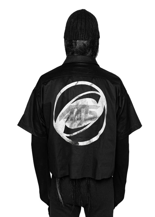 MARKET BLACK ZIP SHIRT