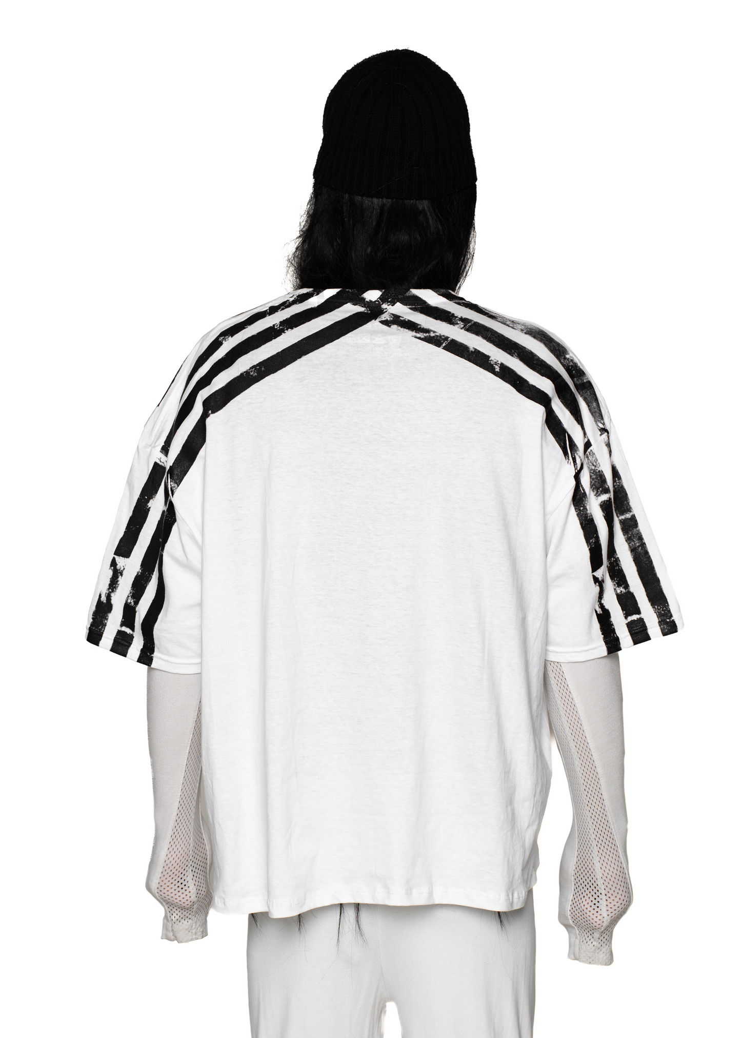 DOUBLE STRIPES WHITE T-SHIRT