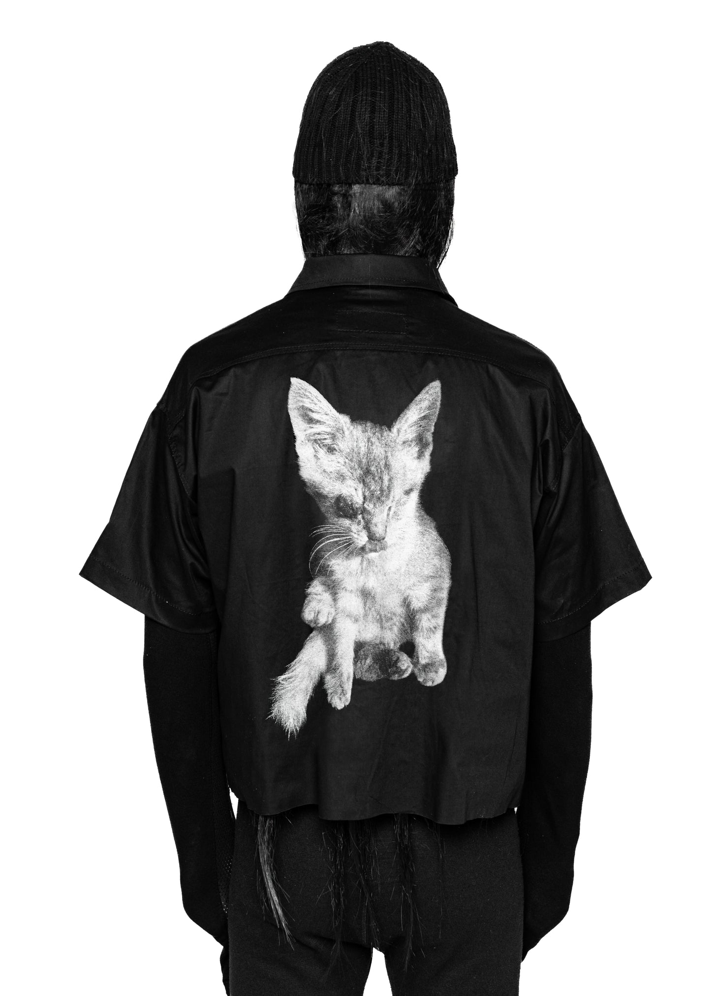 PUSHA BLACK ZIP SHIRT