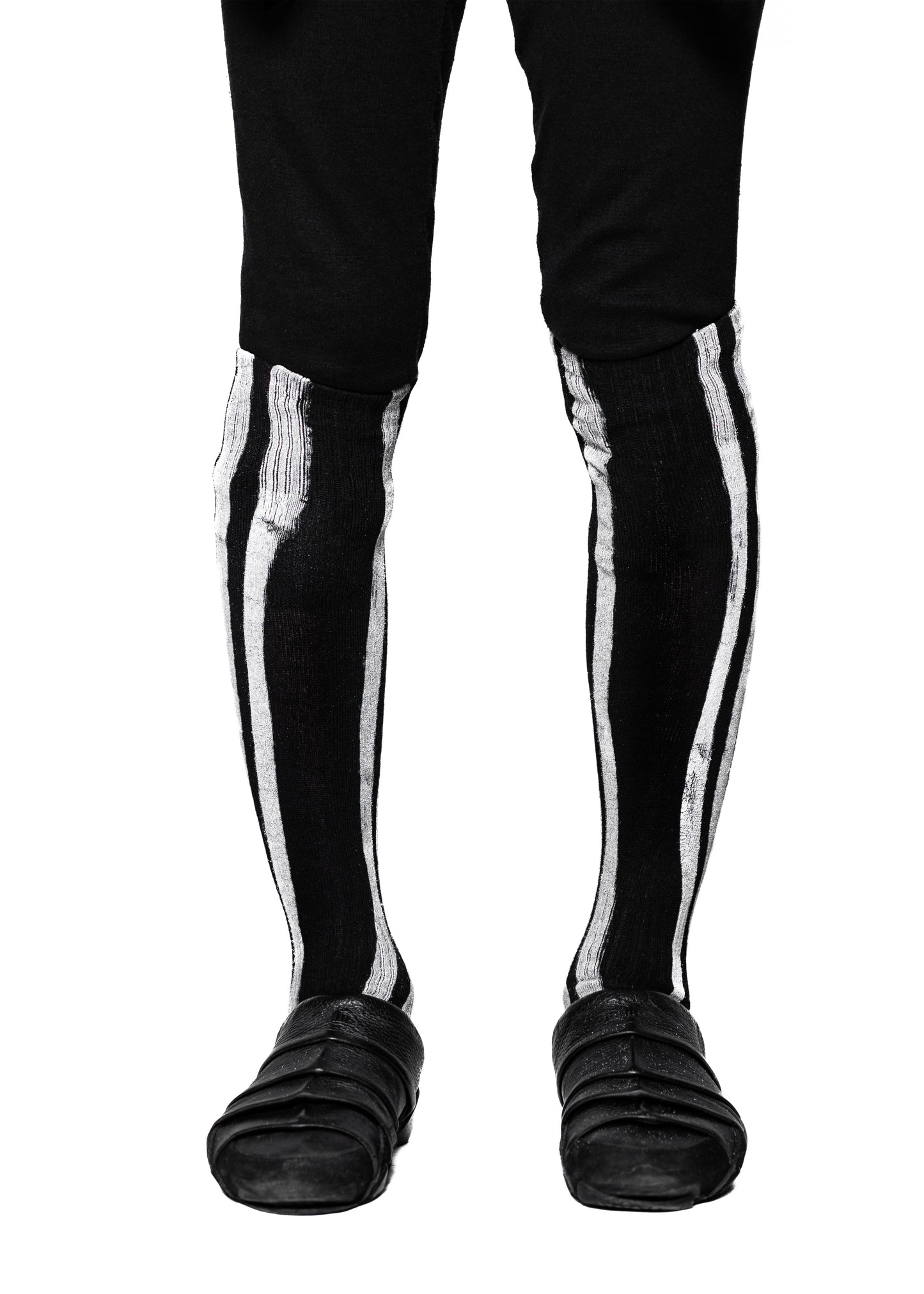STRIPES BLACK SOCKS
